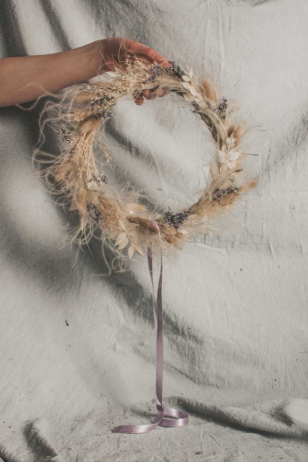 Handmade Dried Flower Hoop Nala