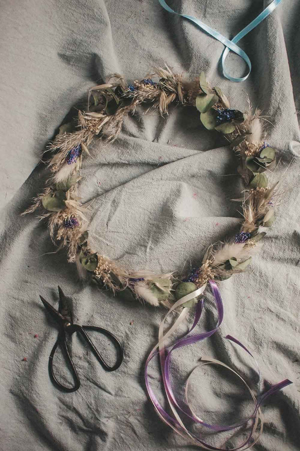 Handmade Dried Flower Hoop Chiara