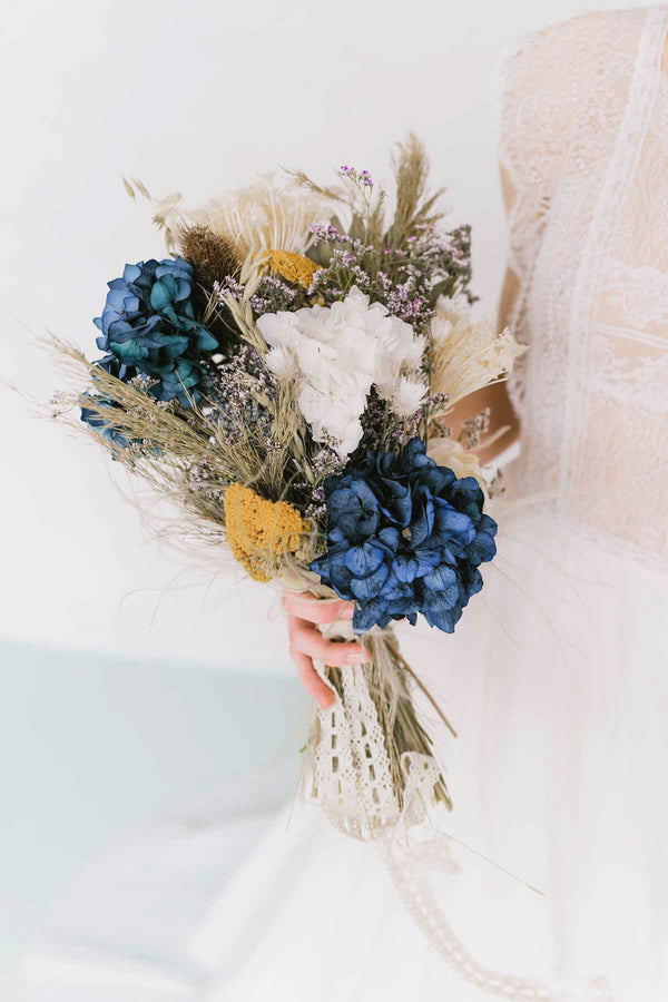 Blueberry Dreams Dried Flower Bouquet