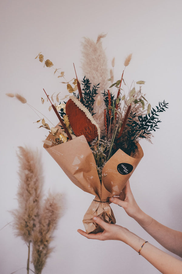 Berry Large Dried Flower Bouquet