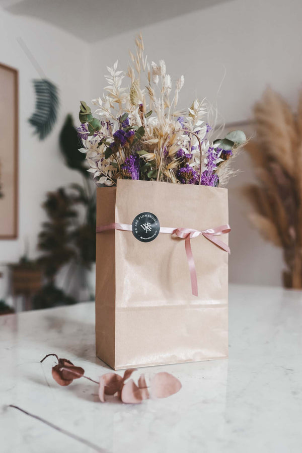 Everlasting Dried Flower Bag Violet Edition