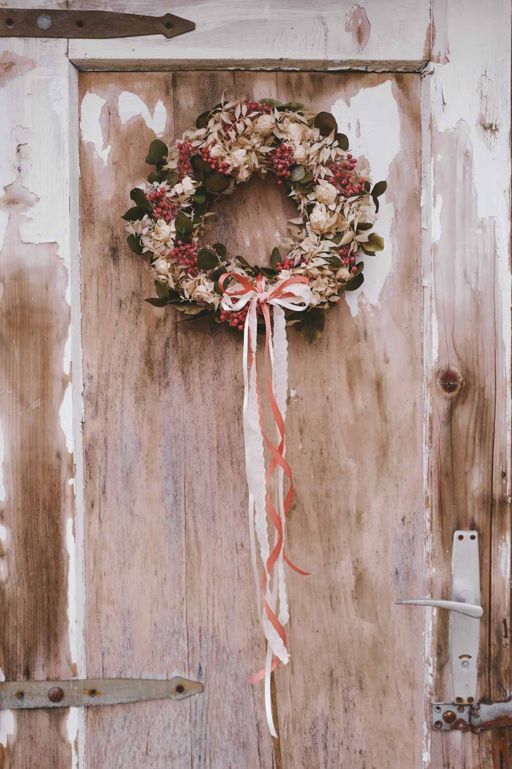 Dried Flower Wreath Athene - 30cm
