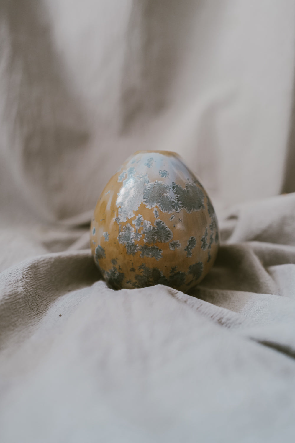 Blue Egg Vase