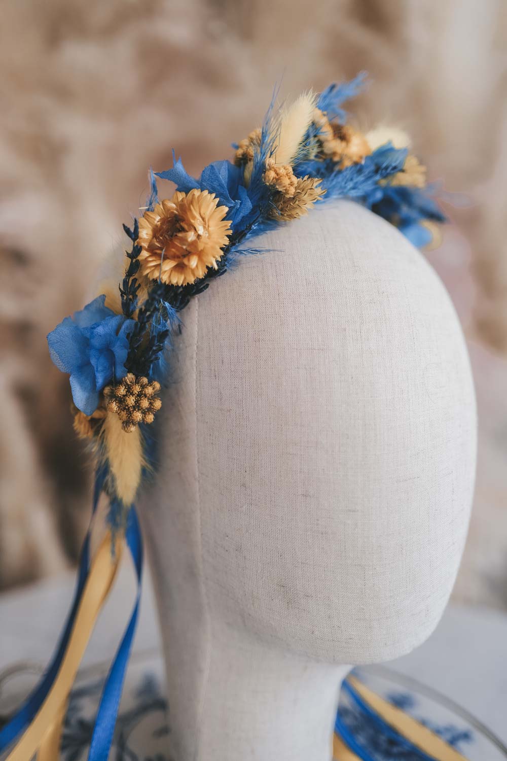 Handmade Dried Flowercrown for Ukraine