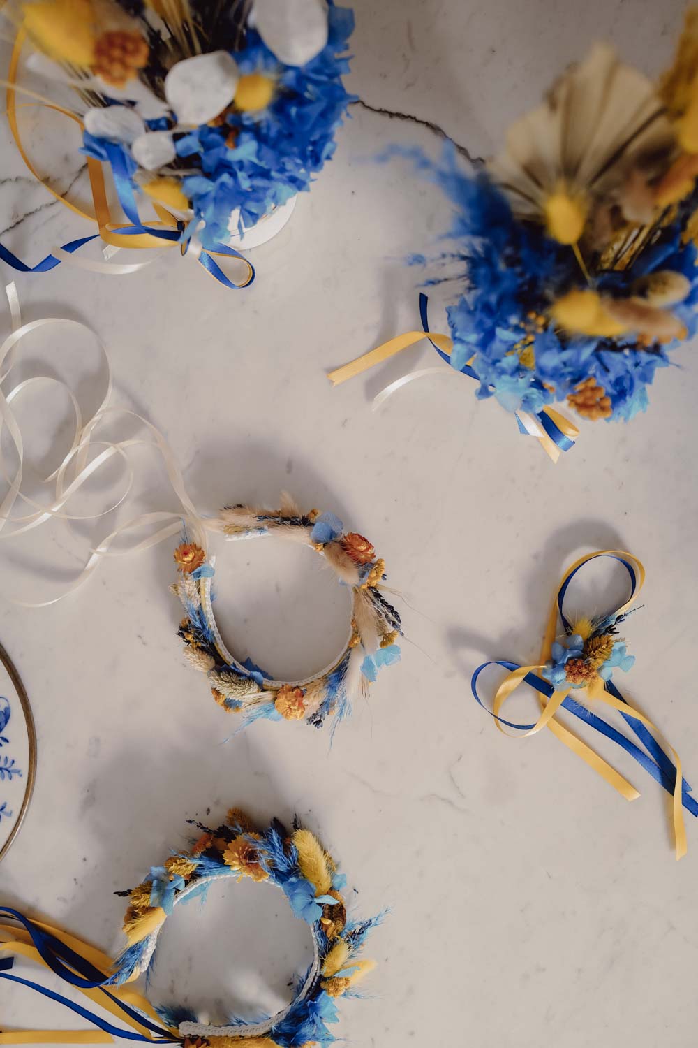 Handmade Dried Flowerband for Ukraine