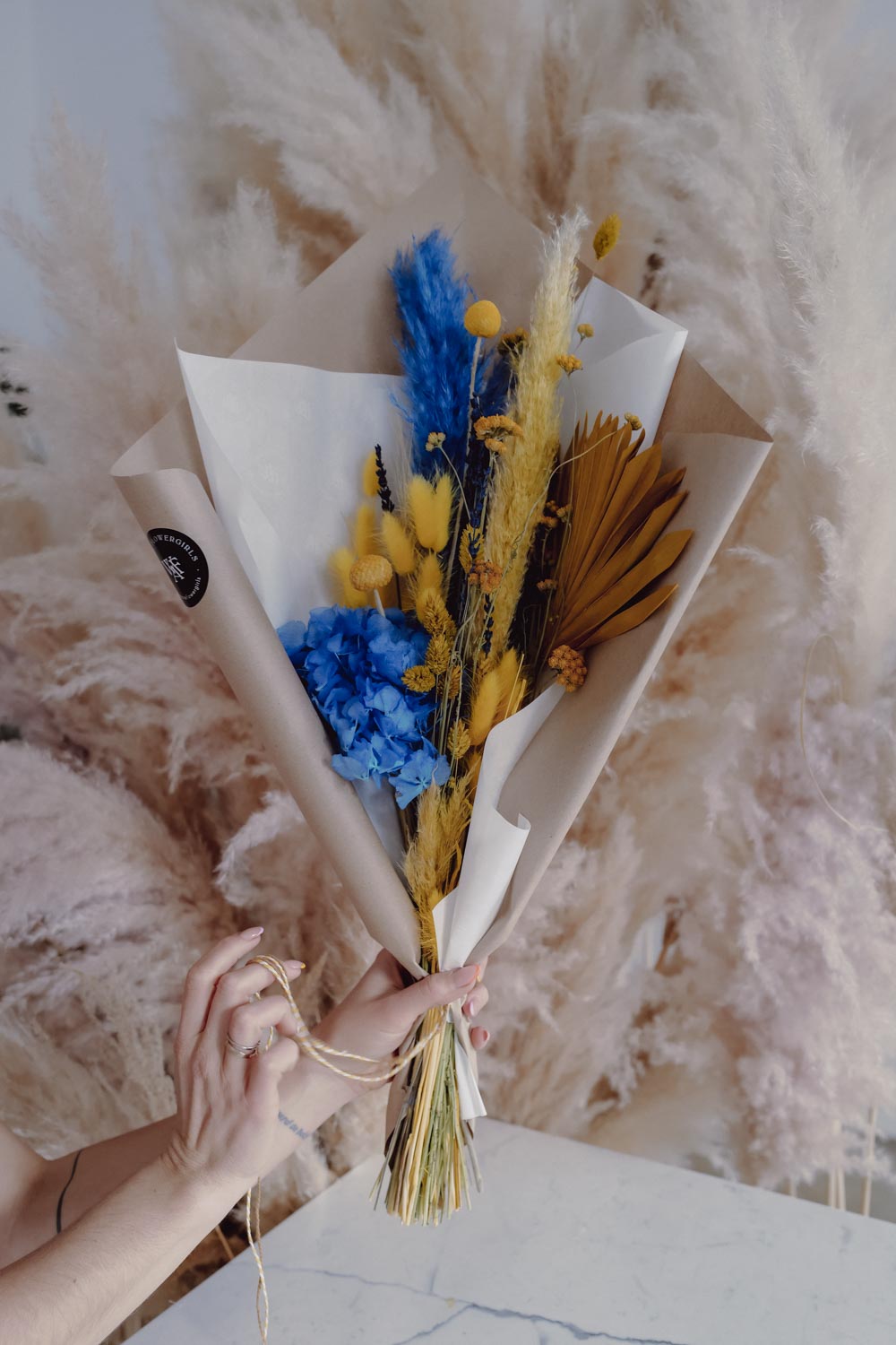 Handmade Dried Bouquet for Ukraine