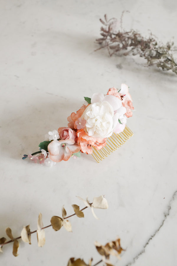 Tina Handmade Flower Comb