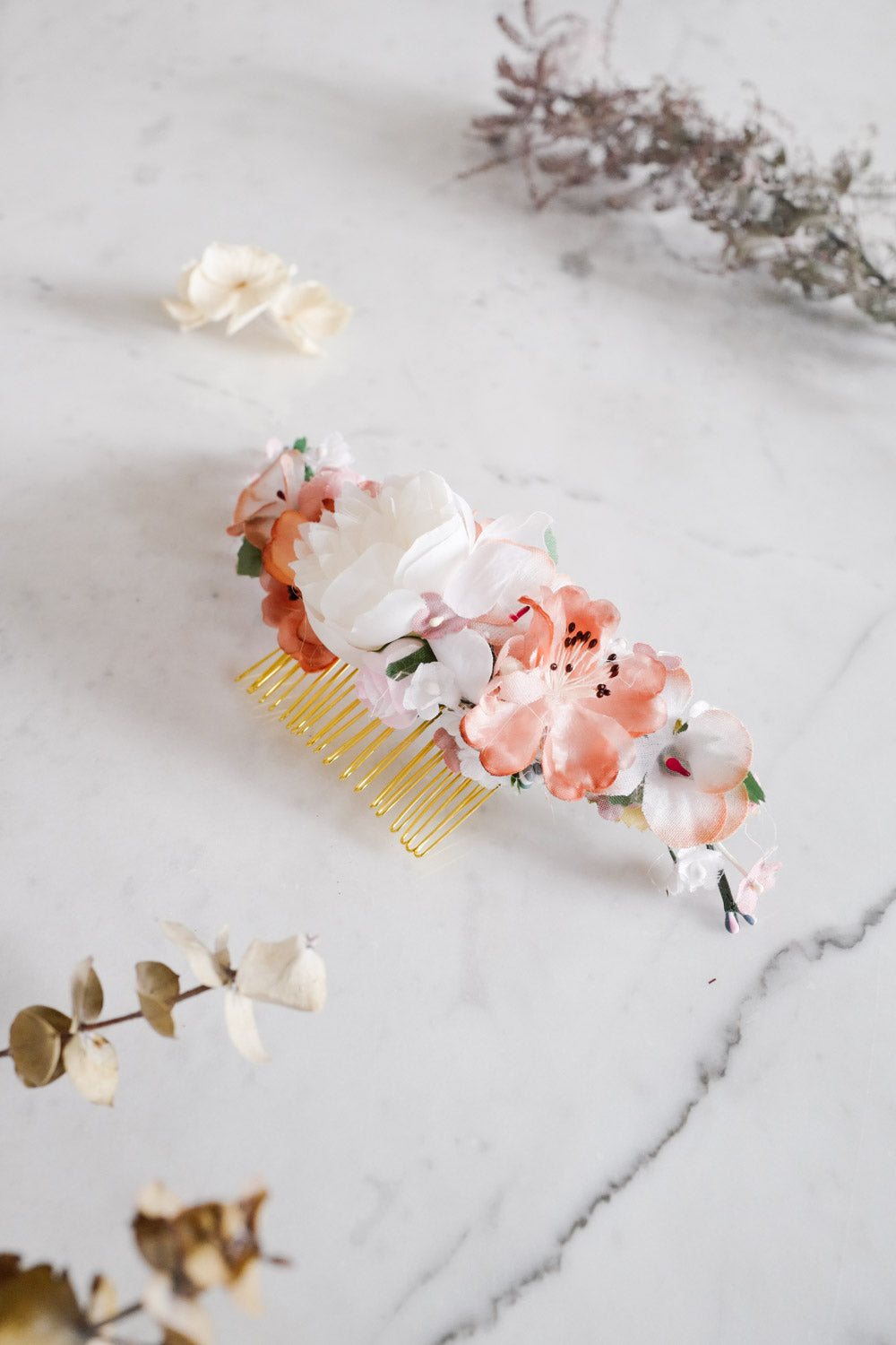 Tina Handmade Flower Comb