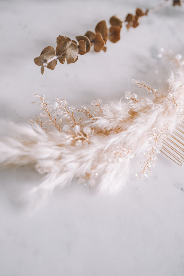 Elisabeth Handmade Dried Flower Headpiece
