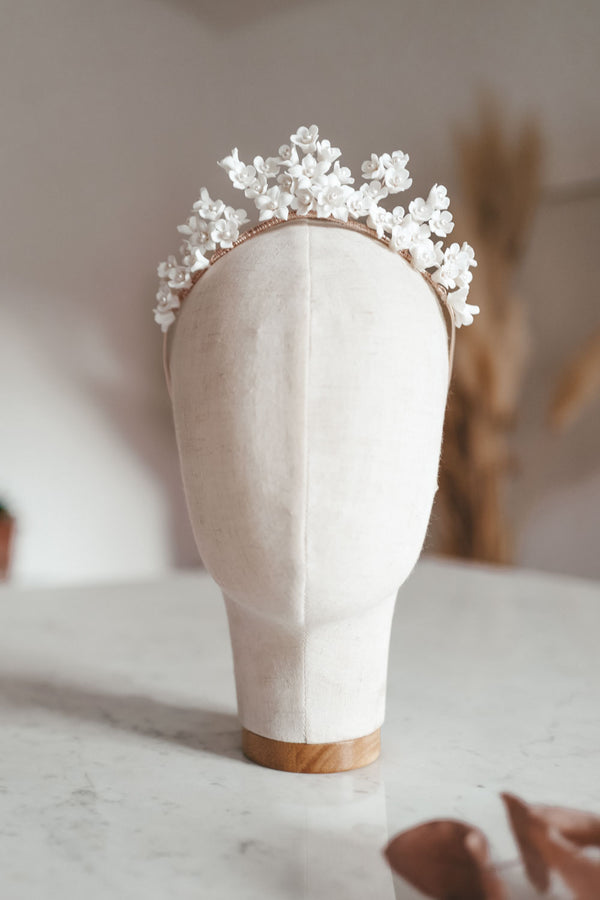 White Blossom Headpiece