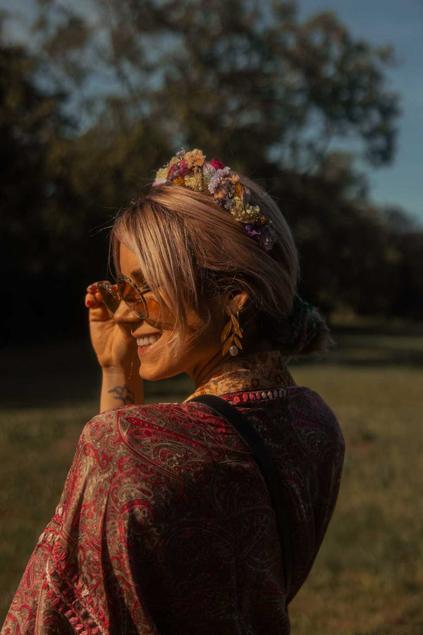 Handmade Flowercrown Viola