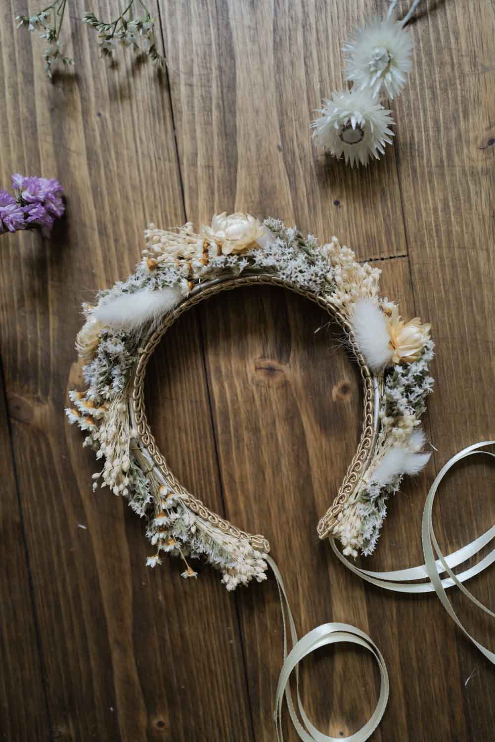 Adriane Handmade Dried Flowercrown