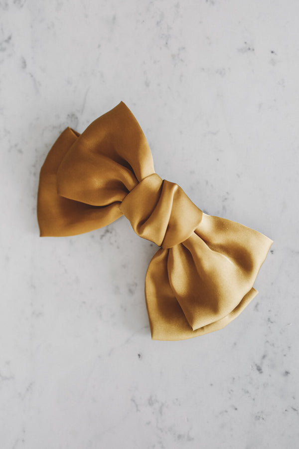 Mustard Hair Bow