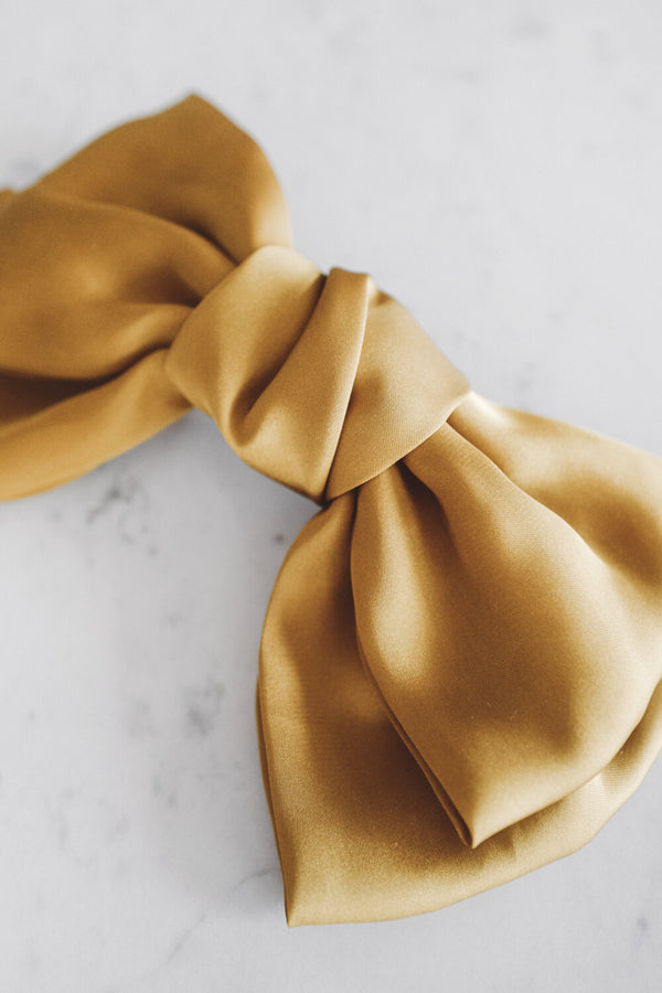 Mustard Hair Bow
