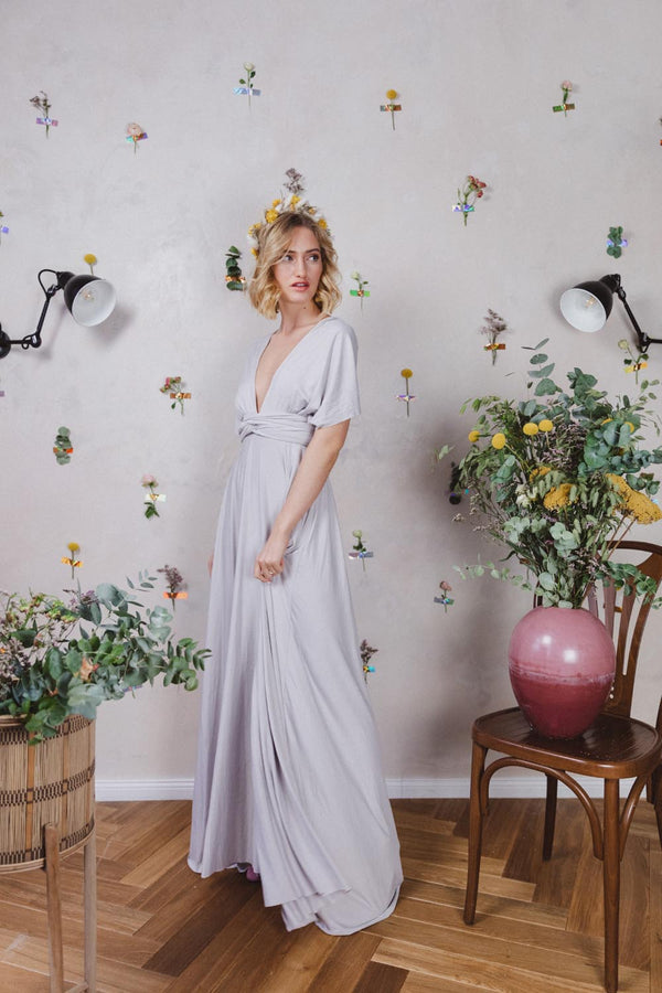Long Dress - Silver