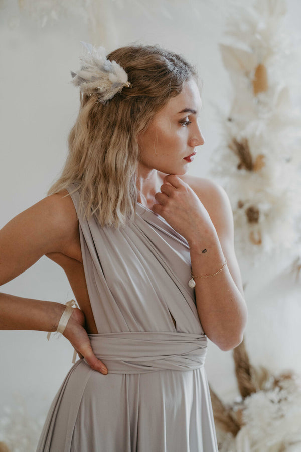 Long Dress - Silver