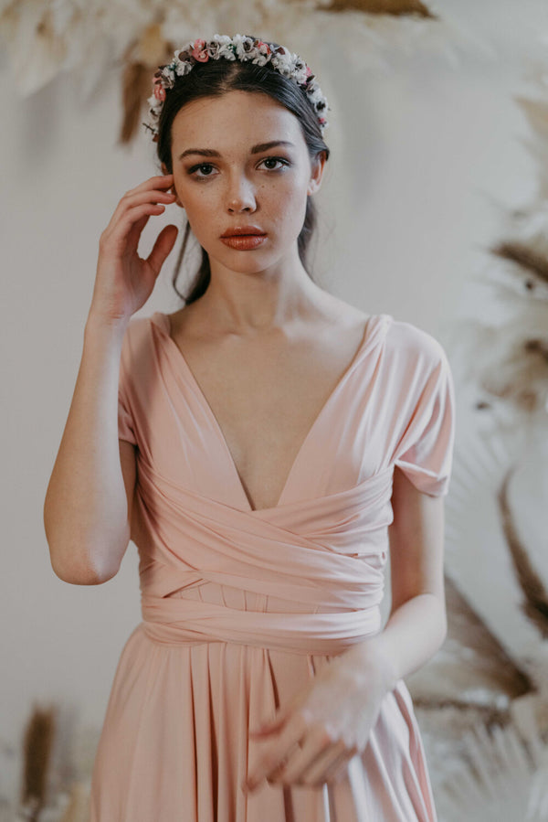 Midi Dress - Blush