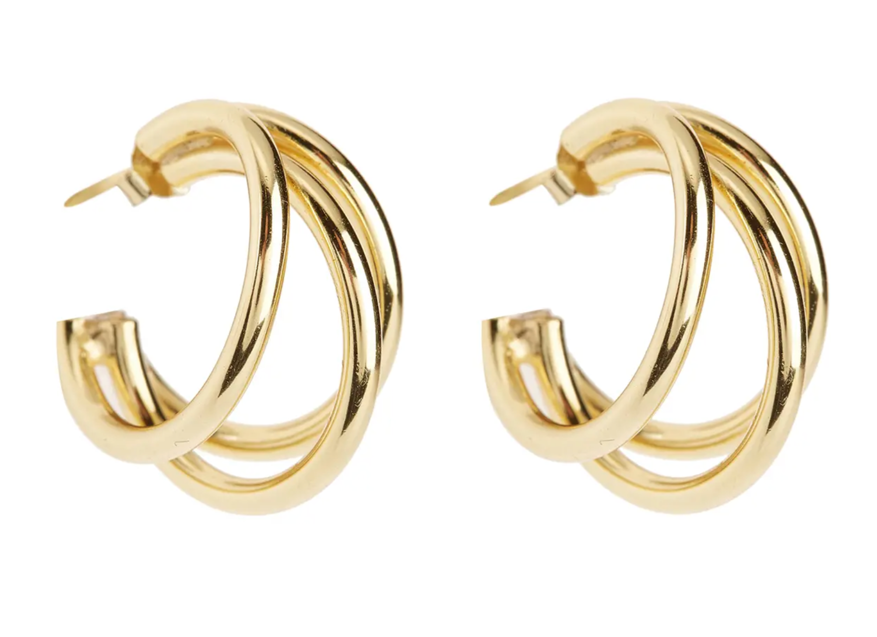 Big Clara 18k Gold Earrings